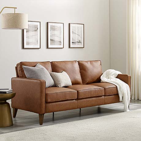 Leather, Leather Sofa Set in Ahmedabad